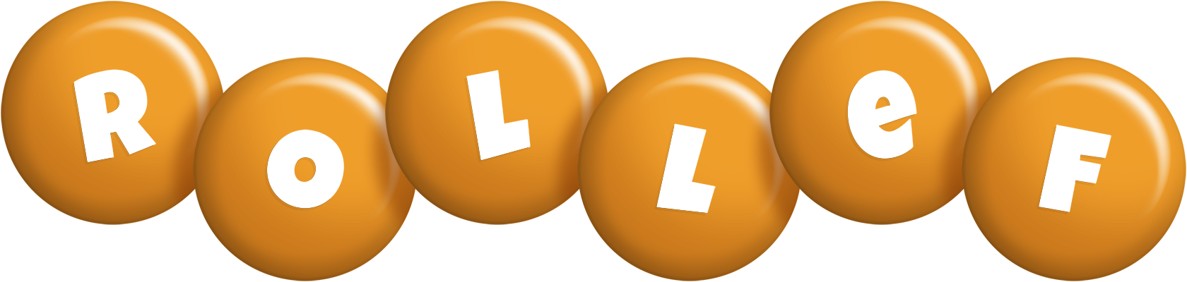 Rollef candy-orange logo
