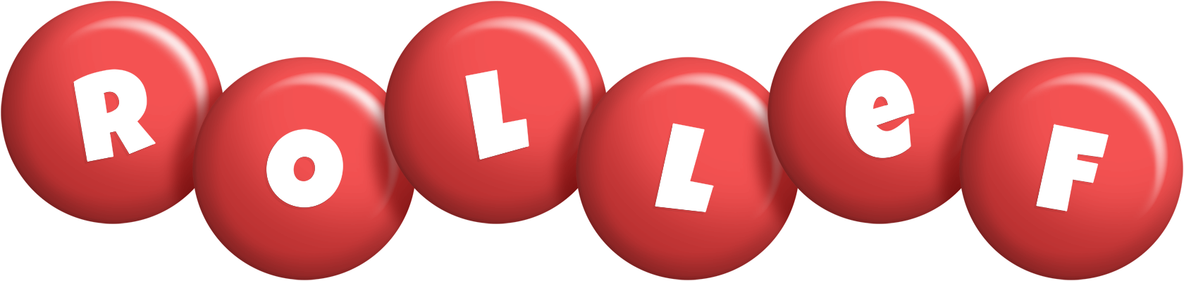 Rollef candy-red logo