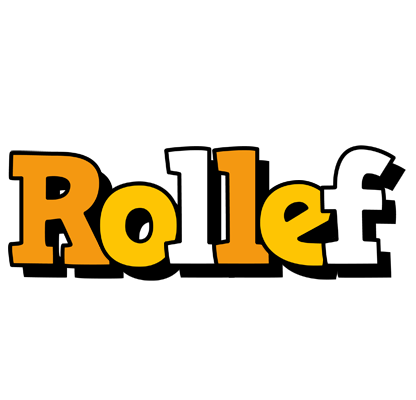 Rollef cartoon logo