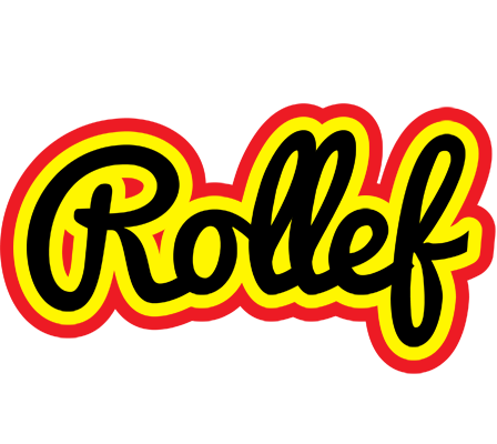 Rollef flaming logo
