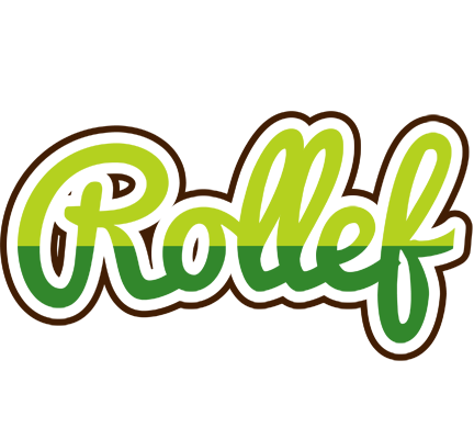 Rollef golfing logo