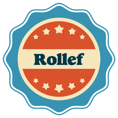 Rollef labels logo