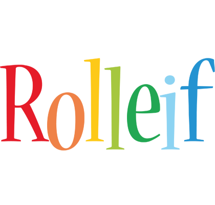 Rolleif birthday logo