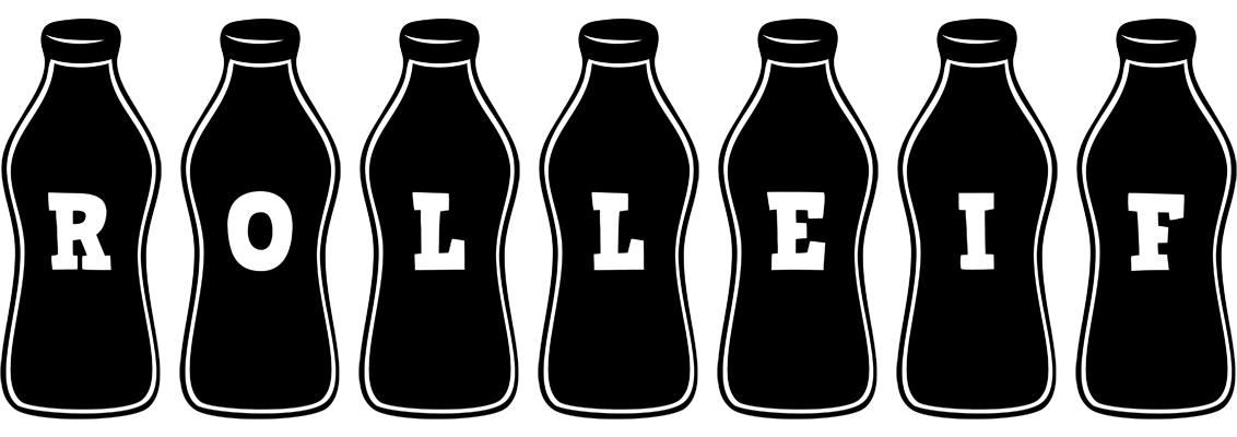 Rolleif bottle logo