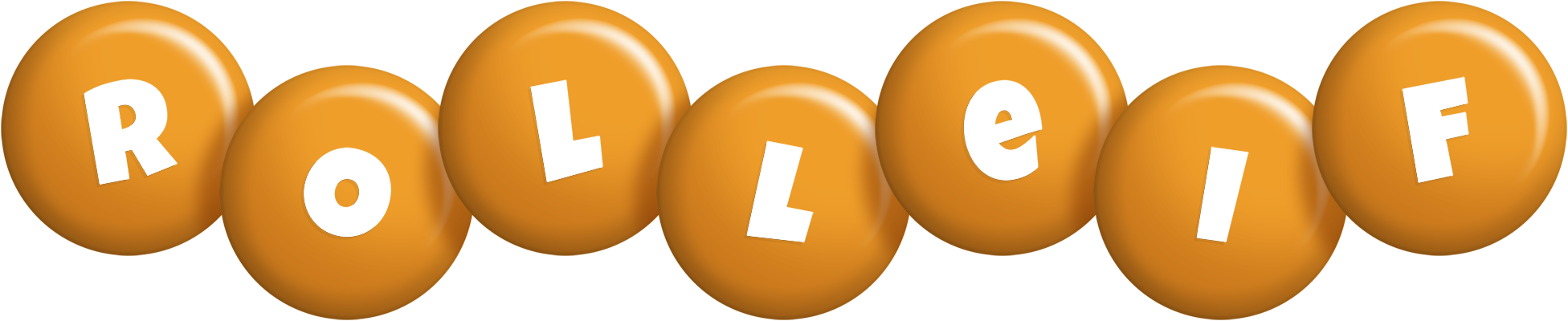 Rolleif candy-orange logo