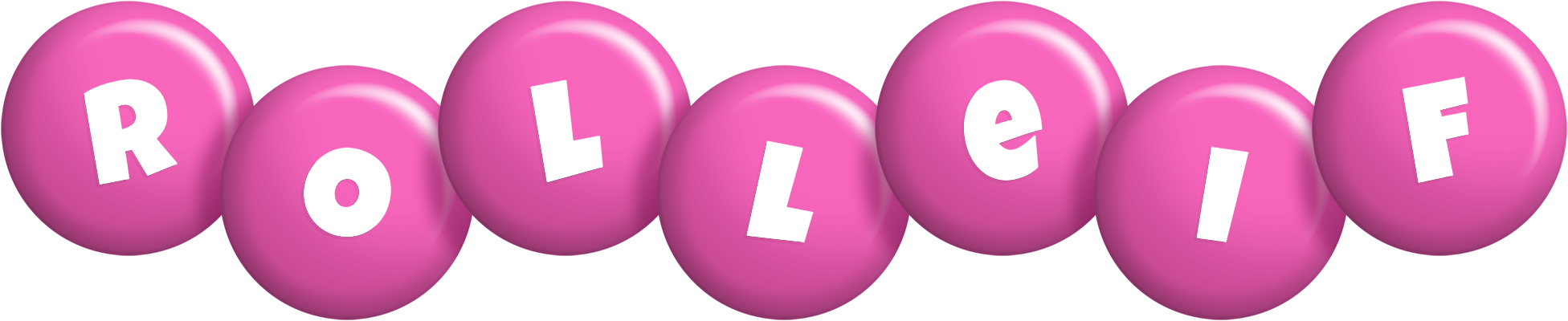 Rolleif candy-pink logo
