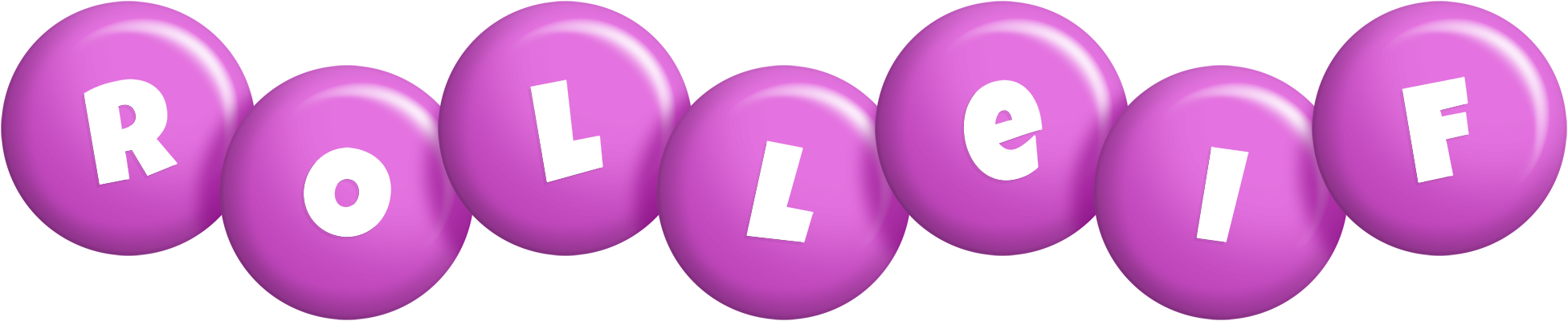 Rolleif candy-purple logo