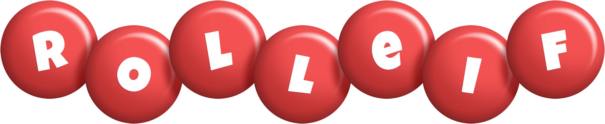 Rolleif candy-red logo