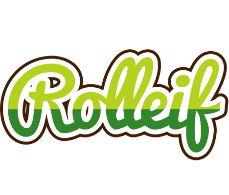Rolleif golfing logo