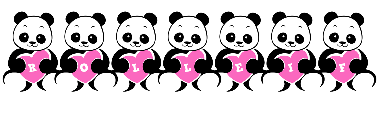 Rolleif love-panda logo