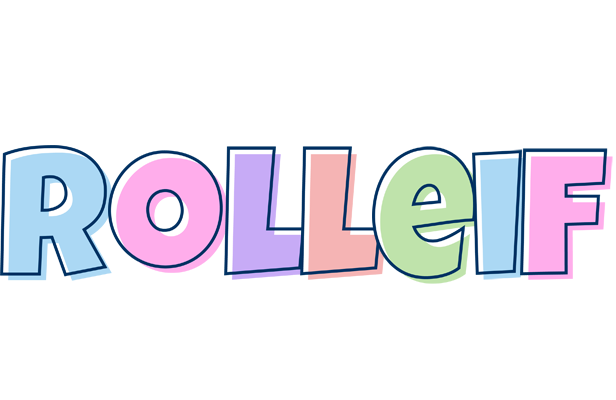 Rolleif pastel logo