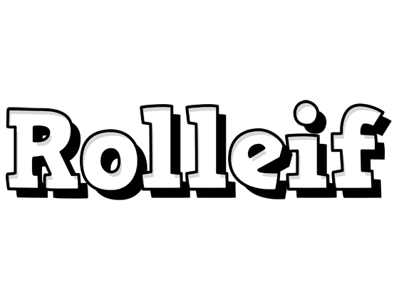 Rolleif snowing logo
