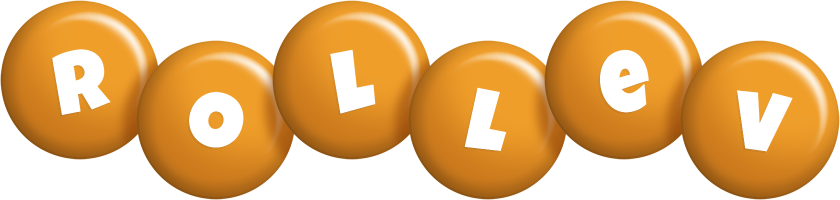 Rollev candy-orange logo