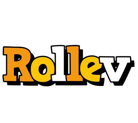 Rollev cartoon logo