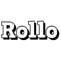 Rollo snowing logo