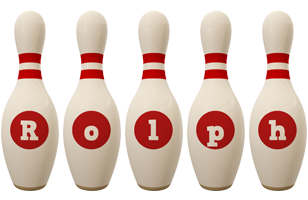 Rolph bowling-pin logo