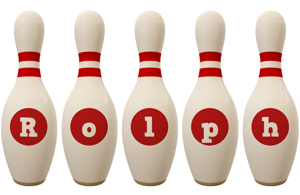 Rolph bowling-pin logo