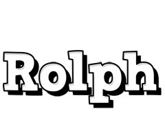 Rolph snowing logo