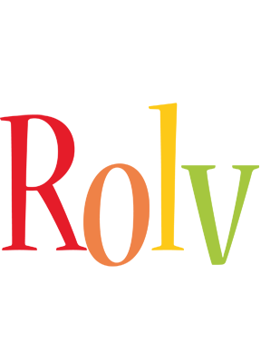 Rolv birthday logo