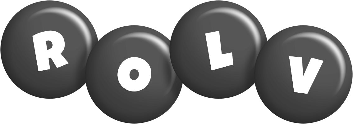 Rolv candy-black logo