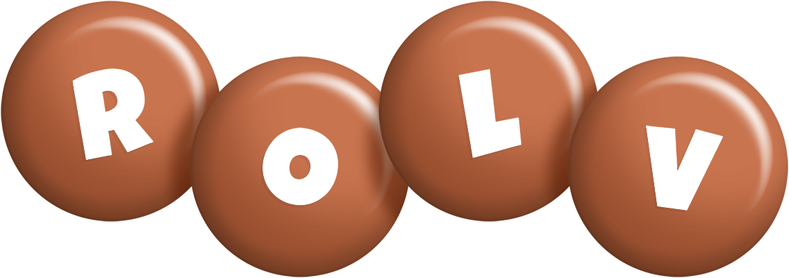 Rolv candy-brown logo