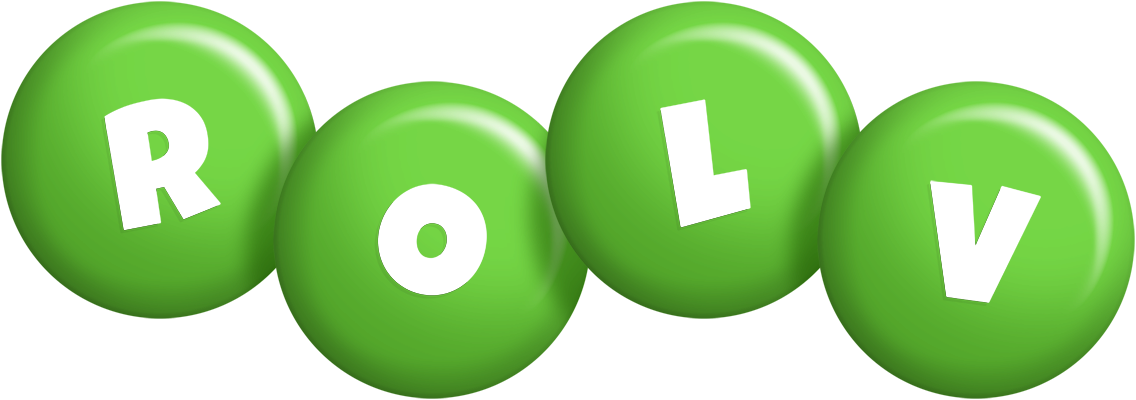Rolv candy-green logo