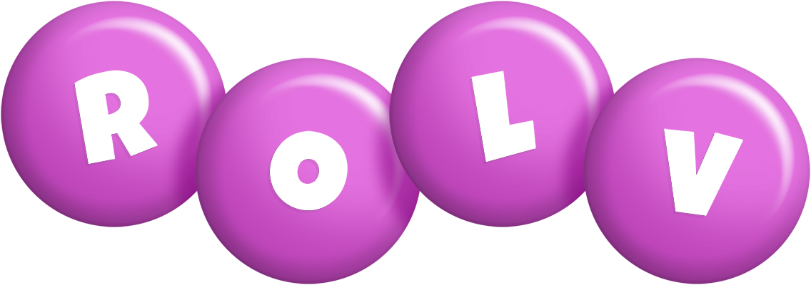 Rolv candy-purple logo