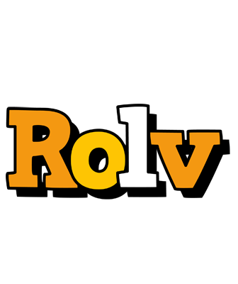 Rolv cartoon logo