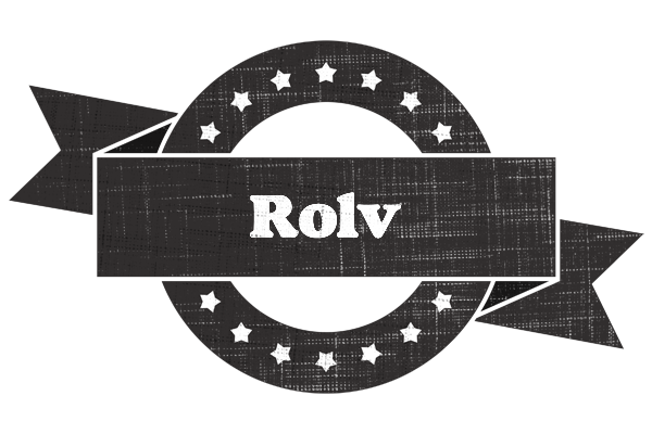 Rolv grunge logo