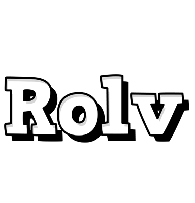 Rolv snowing logo