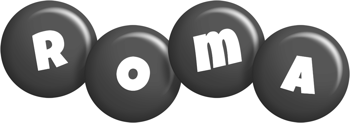 Roma candy-black logo