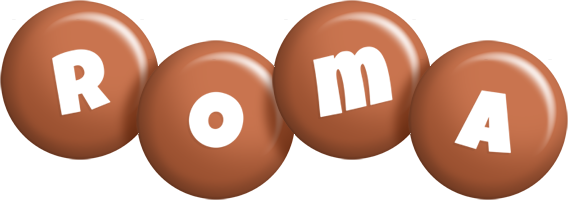 Roma candy-brown logo