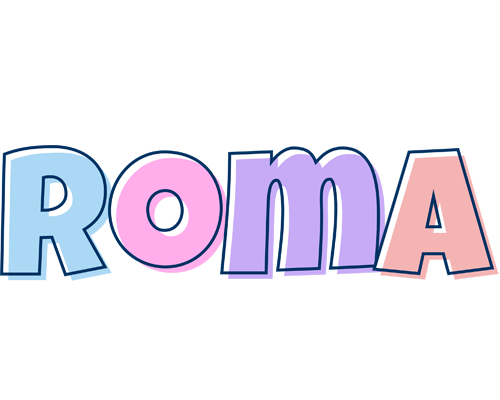 Roma pastel logo