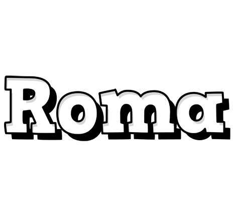 Roma snowing logo