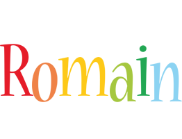 Romain birthday logo