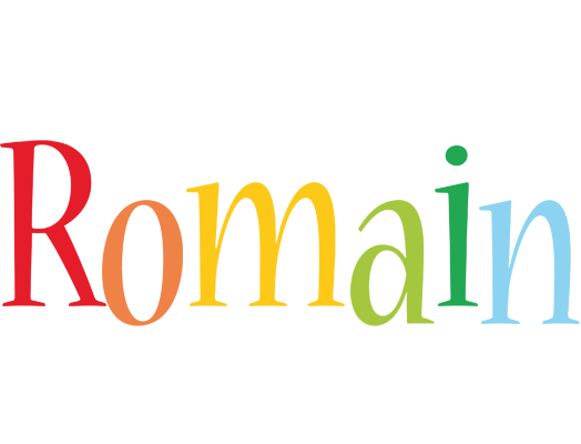 Romain birthday logo