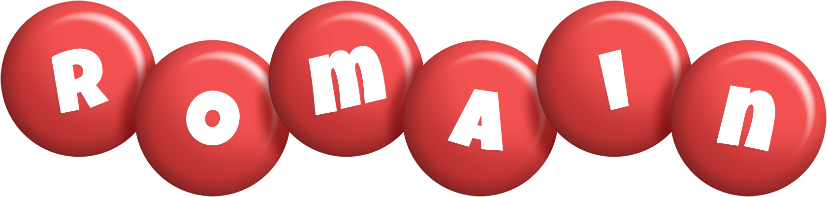 Romain candy-red logo