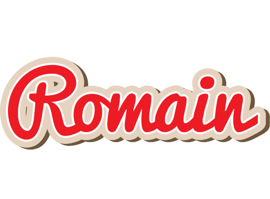 Romain chocolate logo