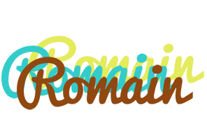 Romain cupcake logo