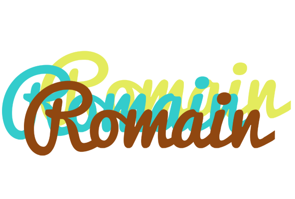 Romain cupcake logo