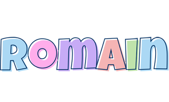 Romain pastel logo