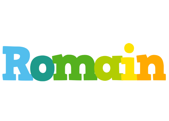 Romain rainbows logo