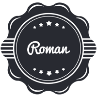 Roman badge logo