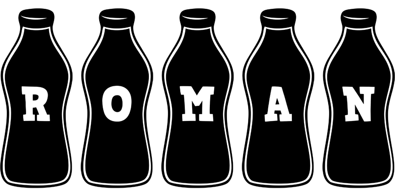 Roman bottle logo