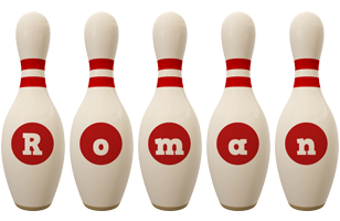 Roman bowling-pin logo