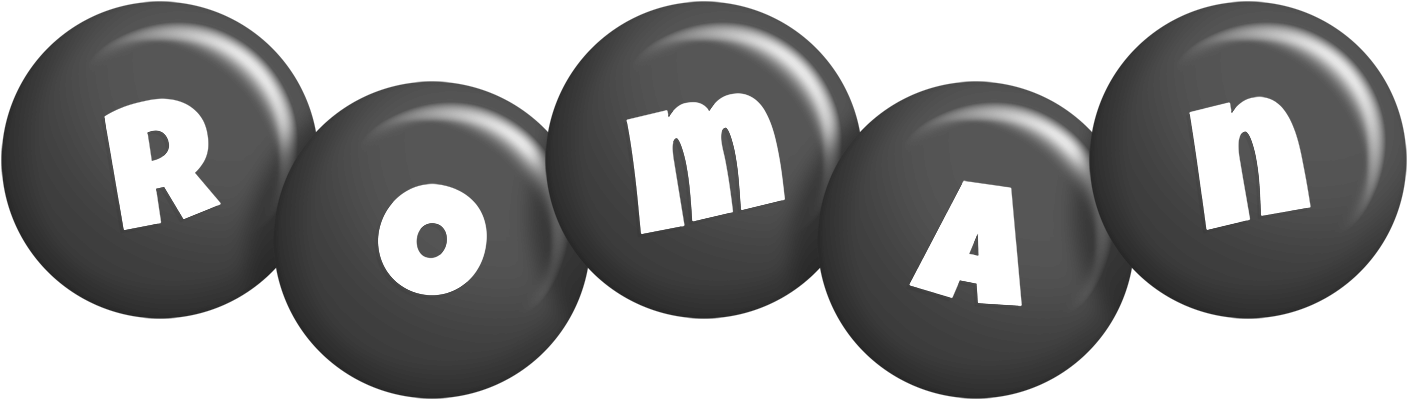 Roman candy-black logo