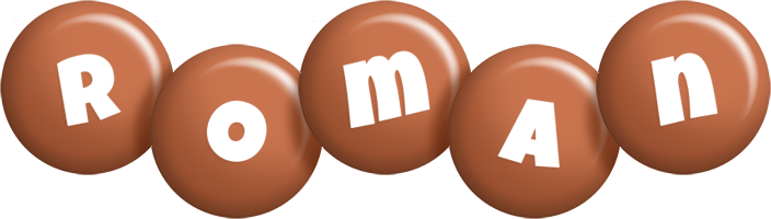 Roman candy-brown logo