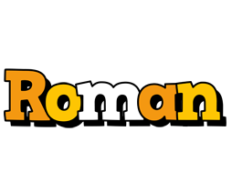 Roman cartoon logo