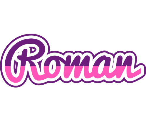 Roman cheerful logo