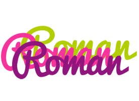 Roman flowers logo